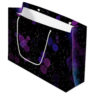 Grand Sac Cadeau Cosmic Bubble Flow