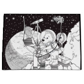 Grand Sac Cadeau cosmos (Devant)