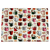 Grand Sac Cadeau Cosy cacao chaud Cabine et soins d'hiver (Devant)