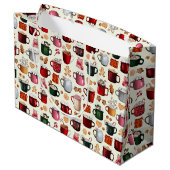 Grand Sac Cadeau Cosy cacao chaud Cabine et soins d'hiver (Dos Angle)