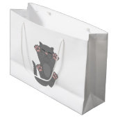 Grand Sac Cadeau Couchage de chat (Devant Angle)