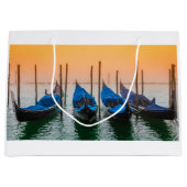 Grand Sac Cadeau Coucher de soleil à Venise (Devant)