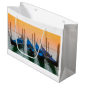Grand Sac Cadeau Coucher de soleil à Venise (Devant Angle)
