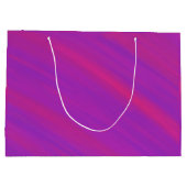 Grand Sac Cadeau Coucher de soleil rose et violet (Dos)