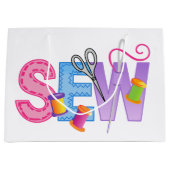 Grand Sac Cadeau Coudre le montage (Devant)