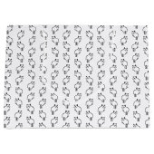 Grand Sac Cadeau COULEUR DE L'ARRIÈRE - PLAN CUSTOM Motif Cute Racc (Devant)