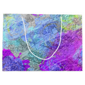 Grand Sac Cadeau Couleurs Abstraites 2 (Dos)