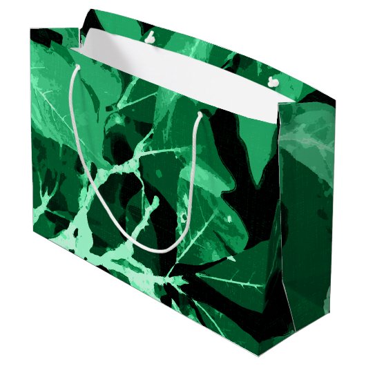 Grand Sac Cadeau Couleurs d'automne, feuille 7 (Dos Angle)