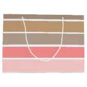 Grand Sac Cadeau Couleurs du coquillage de cône (Dos)