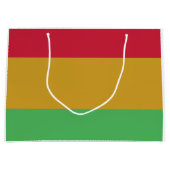 Grand Sac Cadeau Couleurs jaune rouge vert Junetten (Devant)