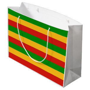 Grand Sac Cadeau COULEURS RASTAFARI + vos idées