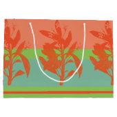 Grand Sac Cadeau Couleurs tropicales claires et fraîches (Dos)