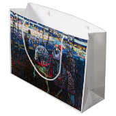 Grand Sac Cadeau Couple à cheval blanc, Wassily Kandinsky (Dos Angle)