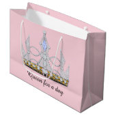 Grand Sac Cadeau Couronne (Devant Angle)