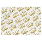Grand Sac Cadeau Couronne d'or - luxe royal (Dos)