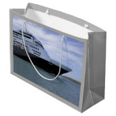 Grand Sac Cadeau Coutume lisse d'arc de bateau de croisière (Dos Angle)