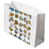 Grand Sac Cadeau Couverture bébé Oiseaux & petits oiseaux (Dos Angle)