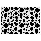 Grand Sac Cadeau Cow Print Black and White (Dos)
