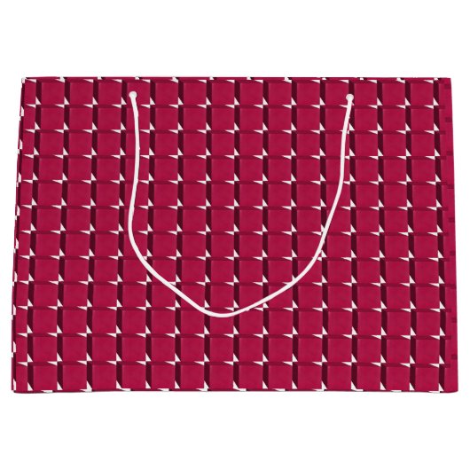 Grand Sac Cadeau Cranberry Cubes (Devant)