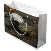 Grand Sac Cadeau Crâne de cerf blanc (Dos Angle)