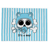 Grand Sac Cadeau Crâne mignon de bébé (Dos)