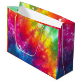 Grand Sac Cadeau Cravate multicolore (Devant Angle)