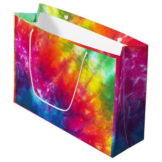 Grand Sac Cadeau Cravate multicolore (Devant Angle)
