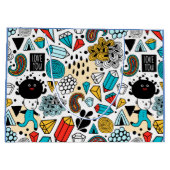 Grand Sac Cadeau Crazy head (Dos)