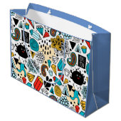 Grand Sac Cadeau Crazy head (Dos Angle)