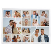 Grand Sac Cadeau Create Your Own 14 Photo Collage (Dos)