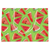 Grand Sac Cadeau Création de Motif de pastèque 3 (Devant)