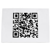 Grand Sac Cadeau Création instantanée de code QR (en entrant votre (Devant)