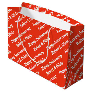 Grand Sac Cadeau Créer votre propre nom Anniversaire 
