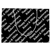 Grand Sac Cadeau Créer votre propre nom Anniversaire (Dos)