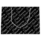 Grand Sac Cadeau Créer votre propre nom Anniversaire (Devant)