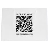 Grand Sac Cadeau Créez un code QR d'entreprise instantanément avec (Devant)