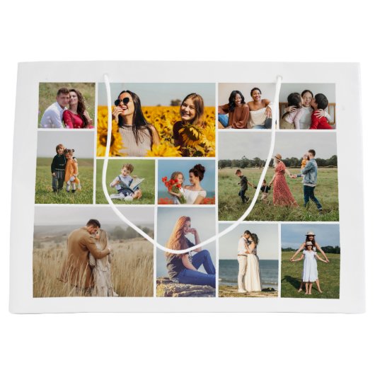 Grand Sac Cadeau Créez votre propre collection photo 12 (Devant)