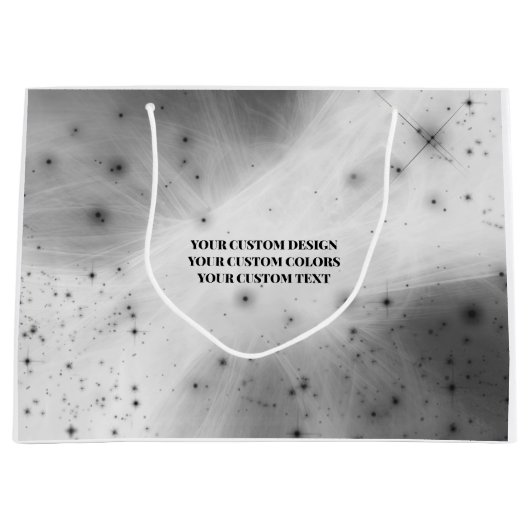 Grand Sac Cadeau Créez votre propre personnalisation (Devant)