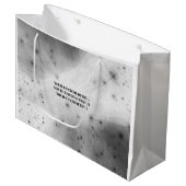 Grand Sac Cadeau Créez votre propre personnalisation (Devant Angle)