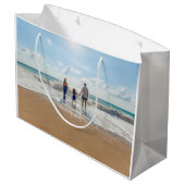 Grand Sac Cadeau Créez votre propre photo et texte personnalisés (Dos Angle)