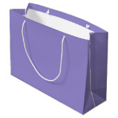 Grand Sac Cadeau Créez votre propre violet (Dos Angle)