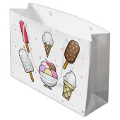 Grand Sac Cadeau Crème glacée Parlour Dream (Dos Angle)