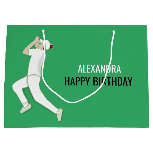 Grand Sac Cadeau Cricket (Devant)