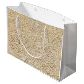 Grand Sac Cadeau crochet Lace Floral Pattern + your ideas (Dos Angle)