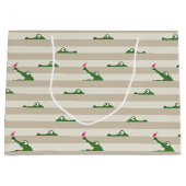 Grand Sac Cadeau Crocodile (Devant)