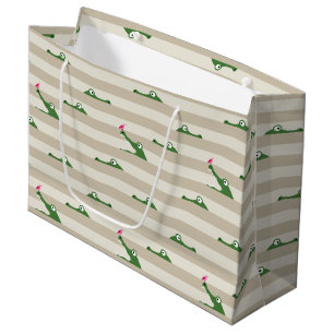 Grand Sac Cadeau Crocodile