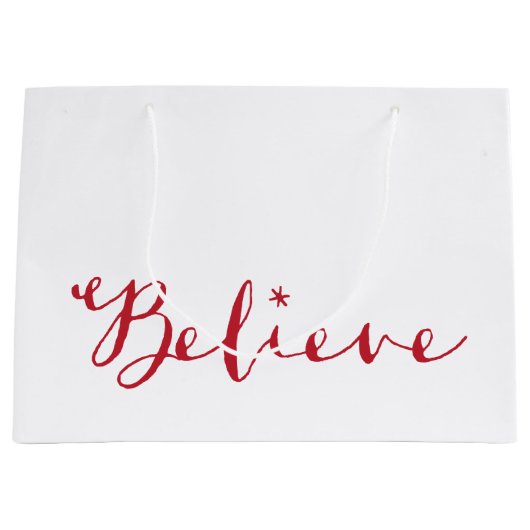 Grand Sac Cadeau Croyez (Devant)