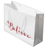 Grand Sac Cadeau Croyez (Devant Angle)