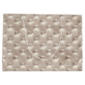 Grand Sac Cadeau Cuir Tufé Ivoire Pearly Metallic Glam Luxe (Dos)