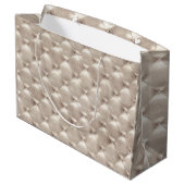 Grand Sac Cadeau Cuir Tufé Ivoire Pearly Metallic Glam Luxe (Dos Angle)